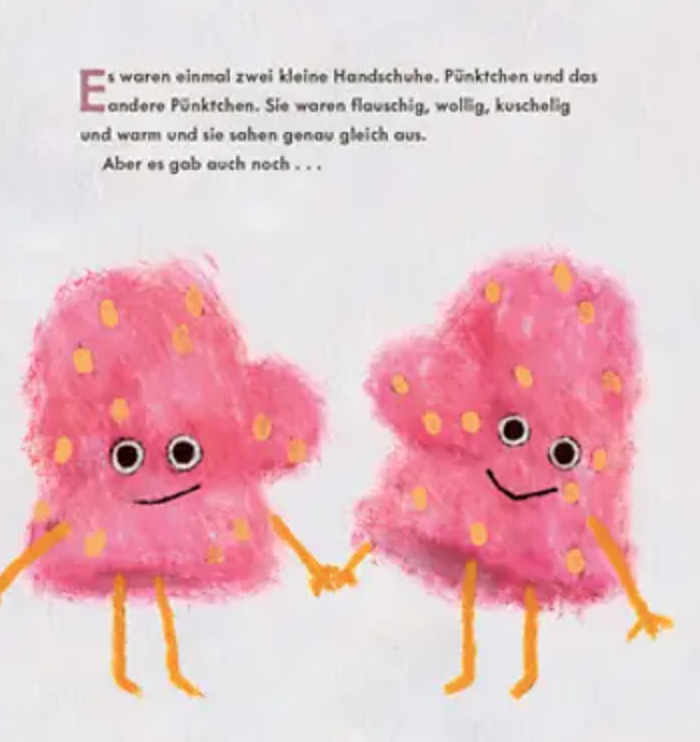 Drei kleine Handschuhe