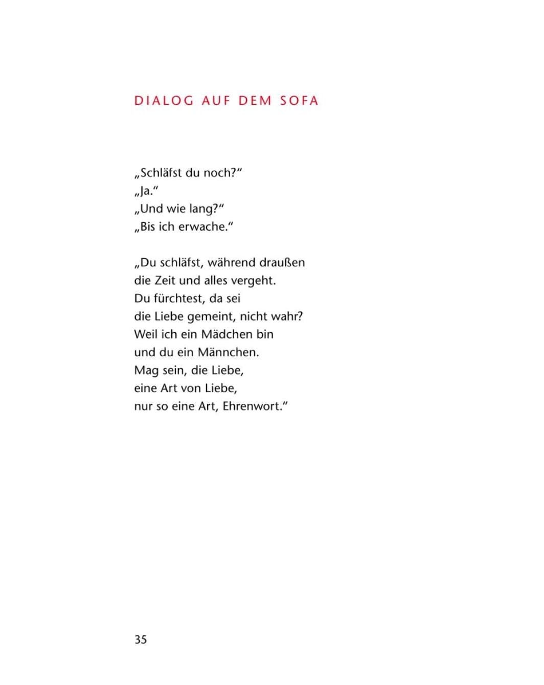 Zwei, die sich lieben