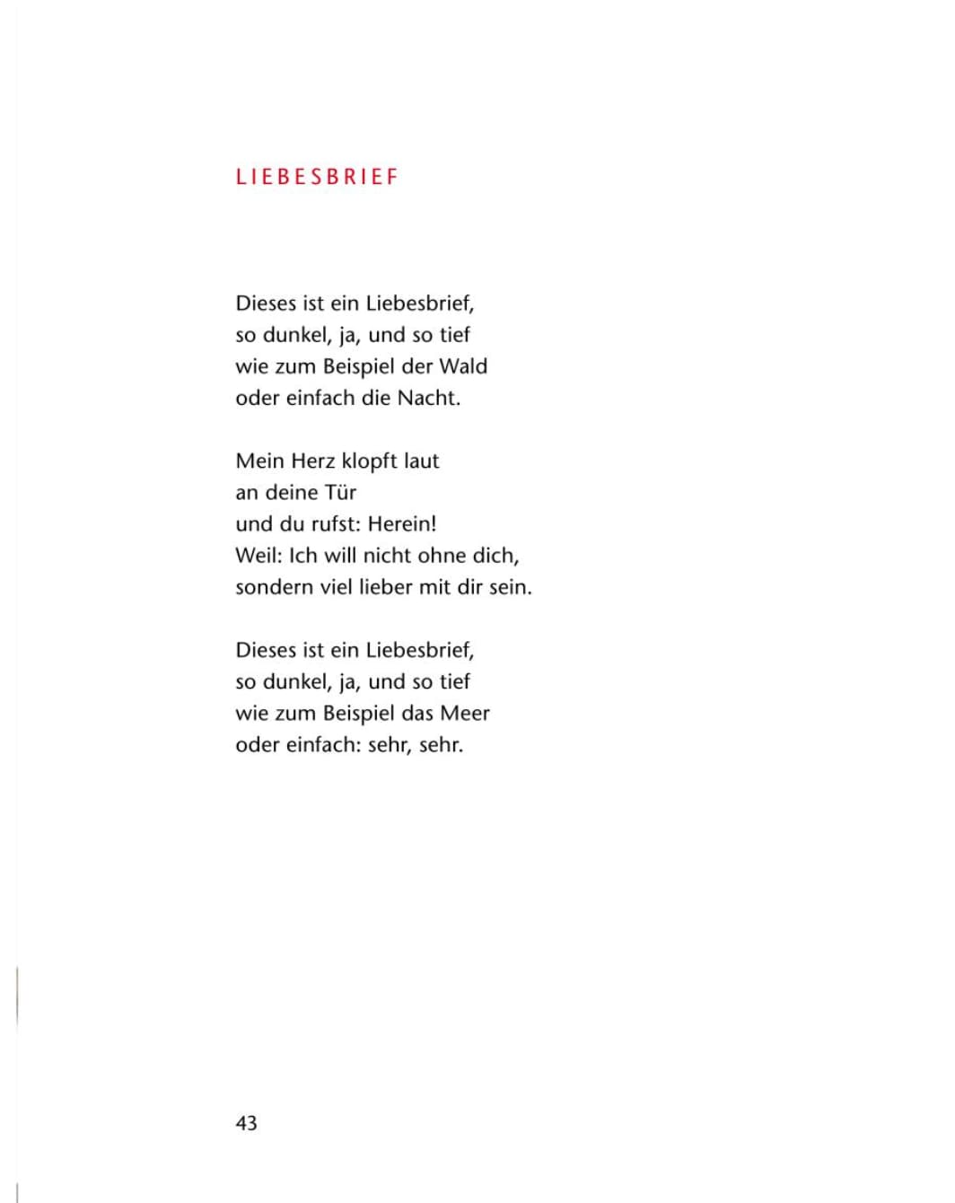 Zwei, die sich lieben